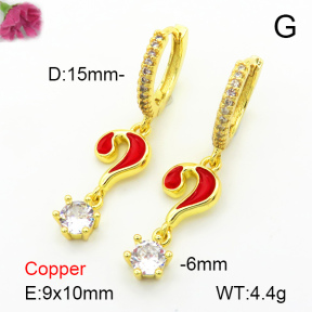 Fashion Copper Earrings  F7E300127vbnb-L024