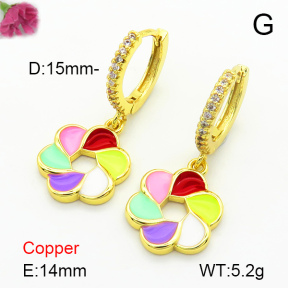Fashion Copper Earrings  F7E300130vbnb-L024
