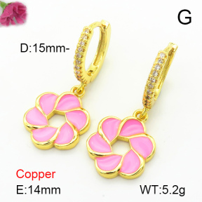 Fashion Copper Earrings  F7E300132vbnb-L024