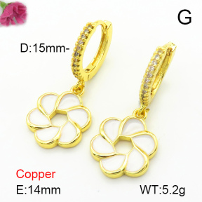 Fashion Copper Earrings  F7E300133vbnb-L024