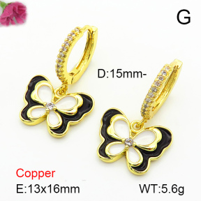 Fashion Copper Earrings  F7E300137vbnb-L024