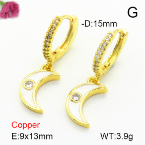 Fashion Copper Earrings  F7E300139vbnb-L024