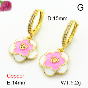 Fashion Copper Earrings  F7E300142vbnb-L024