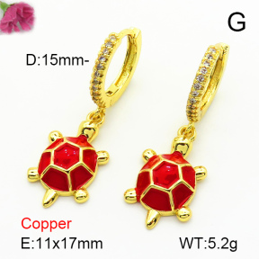 Fashion Copper Earrings  F7E300145vbnb-L024