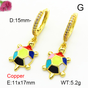 Fashion Copper Earrings  F7E300147vbnb-L024
