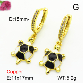 Fashion Copper Earrings  F7E300148vbnb-L024