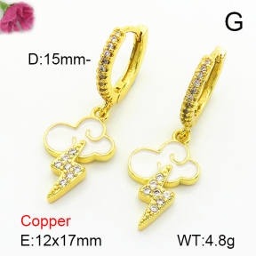 Fashion Copper Earrings  F7E300149vbnb-L024