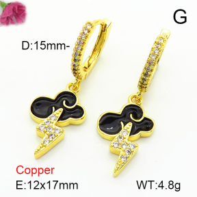 Fashion Copper Earrings  F7E300150vbnb-L024