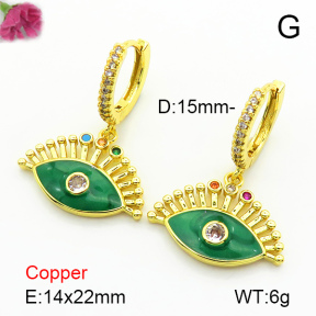 Fashion Copper Earrings  F7E300151vbnb-L024