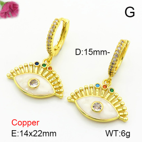 Fashion Copper Earrings  F7E300152vbnb-L024