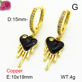 Fashion Copper Earrings  F7E300154vbnb-L024