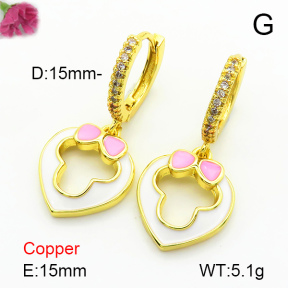 Fashion Copper Earrings  F7E300156vbnb-L024