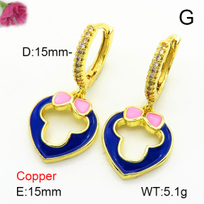 Fashion Copper Earrings  F7E300159vbnb-L024