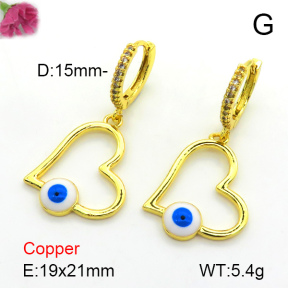 Fashion Copper Earrings  F7E300162vbnb-L024