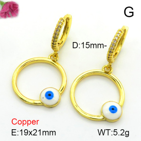 Fashion Copper Earrings  F7E300163vbnb-L024
