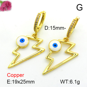 Fashion Copper Earrings  F7E300164vbnb-L024