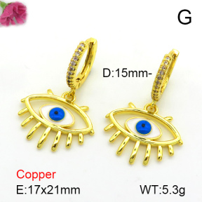 Fashion Copper Earrings  F7E300165vbnb-L024