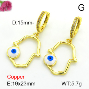 Fashion Copper Earrings  F7E300167vbnb-L024