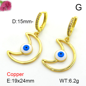 Fashion Copper Earrings  F7E300169vbnb-L024