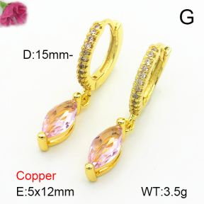 Fashion Copper Earrings  F7E400528bbov-L024