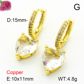 Fashion Copper Earrings  F7E400542vbnb-L024