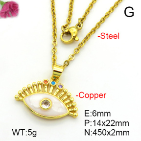 Fashion Copper Necklace  F7N300252avja-L024