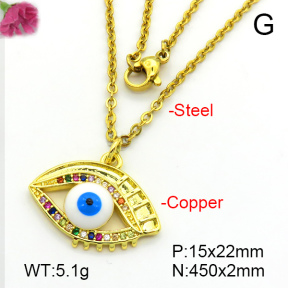 Fashion Copper Necklace  F7N300253aajl-L024