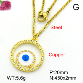 Fashion Copper Necklace  F7N300254aajl-L024