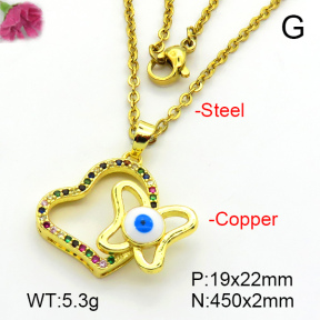 Fashion Copper Necklace  F7N300255aajl-L024