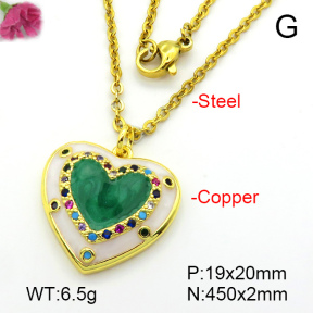 Fashion Copper Necklace  F7N300259aajl-L024