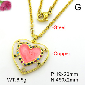 Fashion Copper Necklace  F7N300260aajl-L024