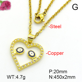 Fashion Copper Necklace  F7N401377baka-L024