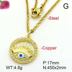 Fashion Copper Necklace  F7N401380aajl-L024