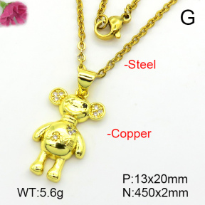 Fashion Copper Necklace  F7N401382vail-L024
