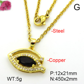 Fashion Copper Necklace  F7N401383aajl-L024
