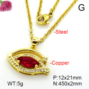 Fashion Copper Necklace  F7N401387aajl-L024