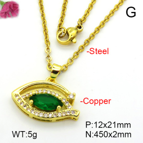 Fashion Copper Necklace  F7N401388aajl-L024