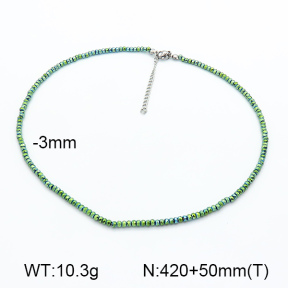 Hematite  Stainless Steel Necklace  7N4000351bhia-908