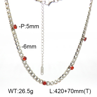 Cuban Link Chains,Six Sides Faceted,Handmade Polished  Stainless Steel Necklace  7N4000404bhbi-G029