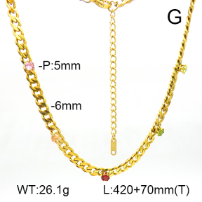 Cuban Link Chains,Six Sides Faceted,Handmade Polished  Stainless Steel Necklace  7N4000407bhji-G029