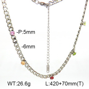 Cuban Link Chains,Six Sides Faceted,Handmade Polished  Stainless Steel Necklace  7N4000408bhbi-G029