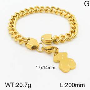 SS Bear Bracelets  TB5000132vhnv-659