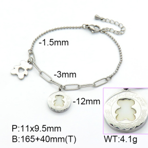 SS Bear Bracelets  TB7000012vbnb-669