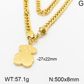 SS Bear Necklaces  TN5000097aivb-659