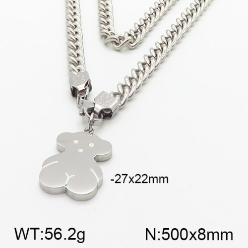 SS Bear Necklaces  TN5000099ahlv-659