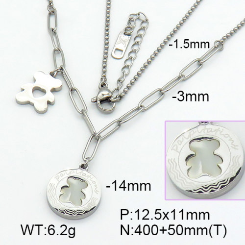 SS Bear Necklaces  TN7000017abol-669