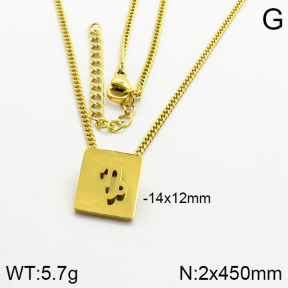 Stainless Steel Necklace  2N2000754vbll-679