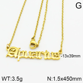 Stainless Steel Necklace  2N2000778ablb-679