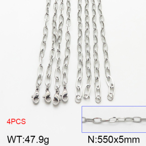 Stainless Steel Necklace  5N2000941vila-465