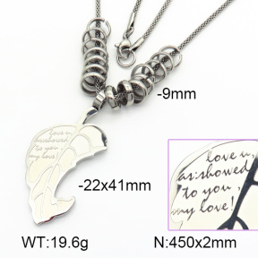 Stainless Steel Necklace  7N2000387vbmb-368